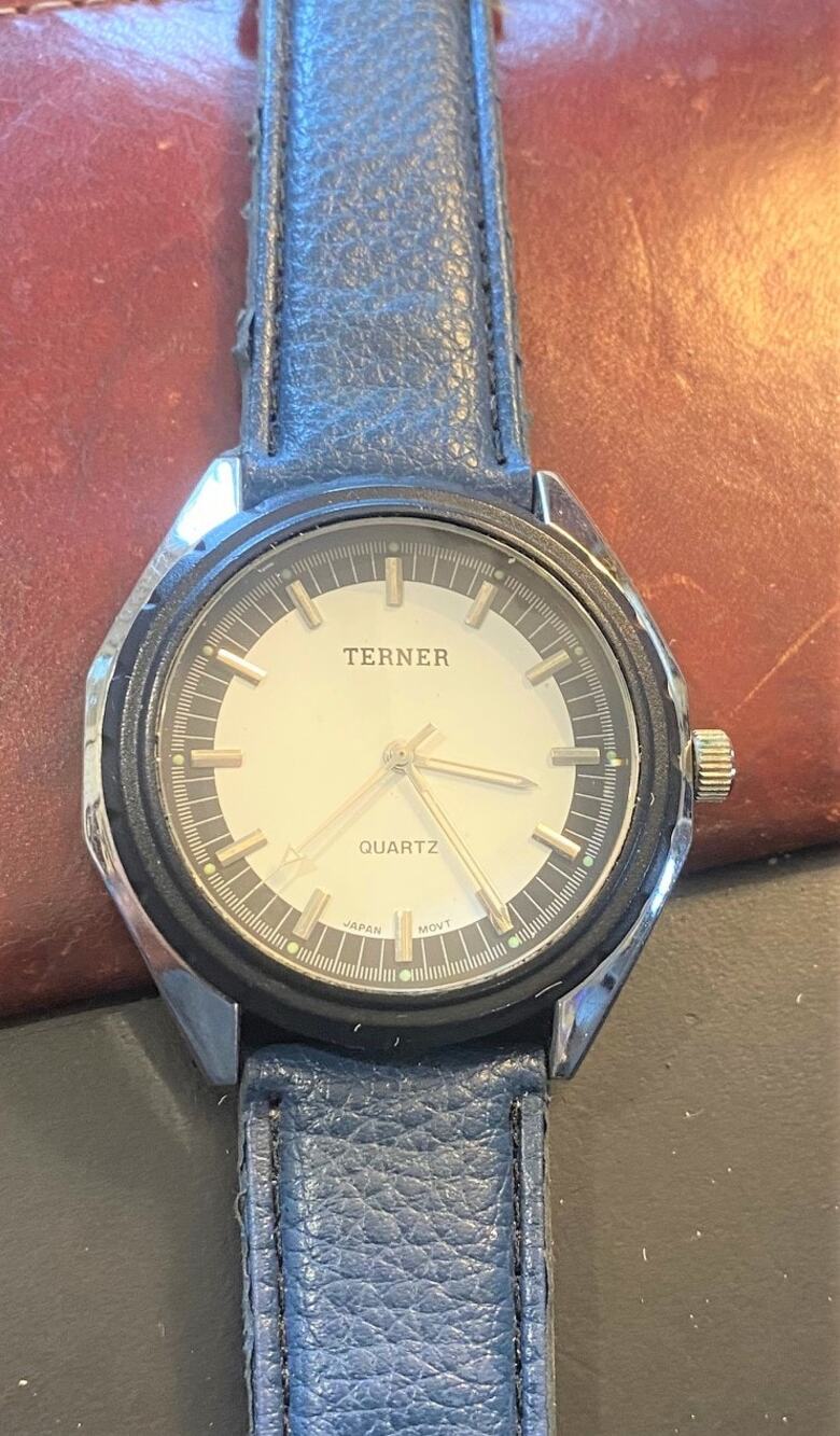 Men's 45mm Bijoux Terner Watch, Black Band, Nickel Free